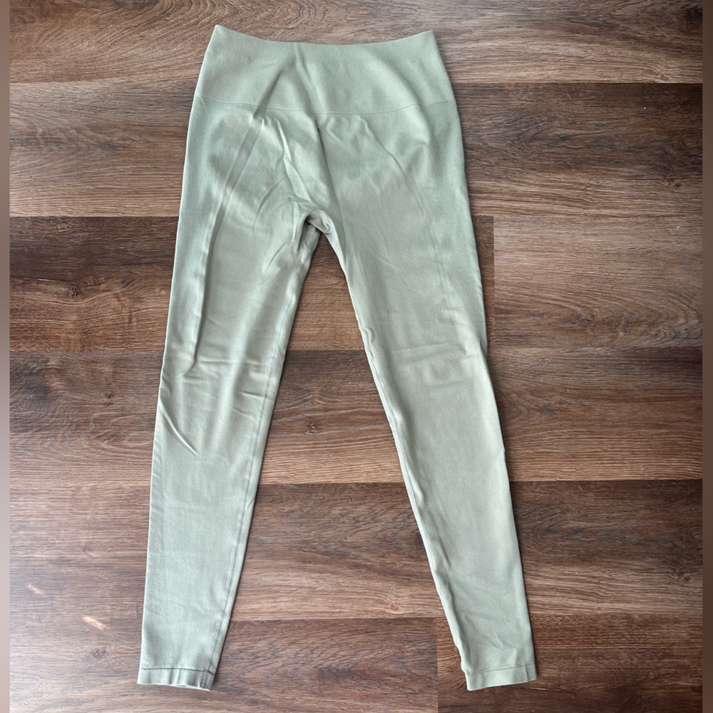 Aurola Iceberg Green Tummy Control Butt Scrunch Leggings